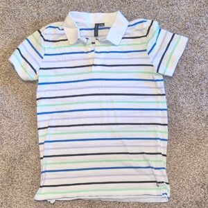 J&J Striped Kids Polo Shirt Boys 12